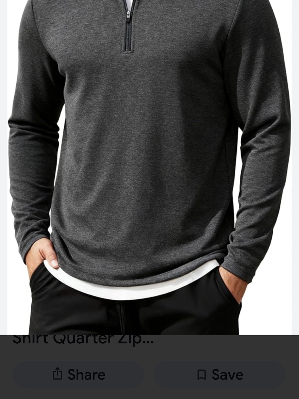 Men's Pebble Beach Performance Quarter-Zip Pullover Size L - Picture 1 of 10